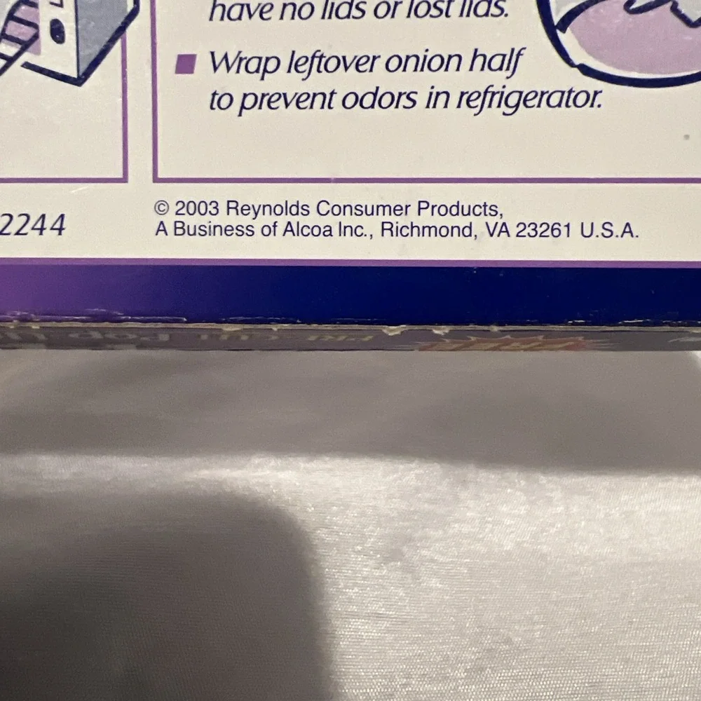 Vintage 2003 Reynolds Wrappers Aluminum Foil 30 Count Pre Cut Pop Up Sheets New